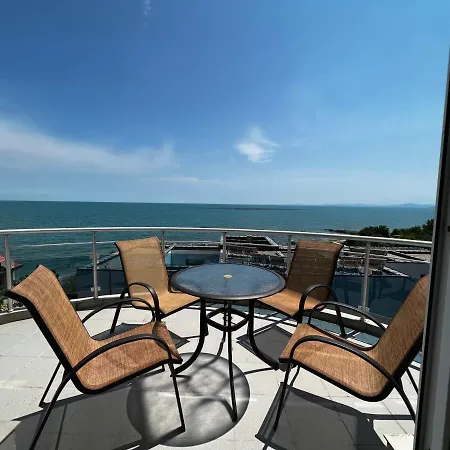 Modern Beachfront With Pool * Ravda